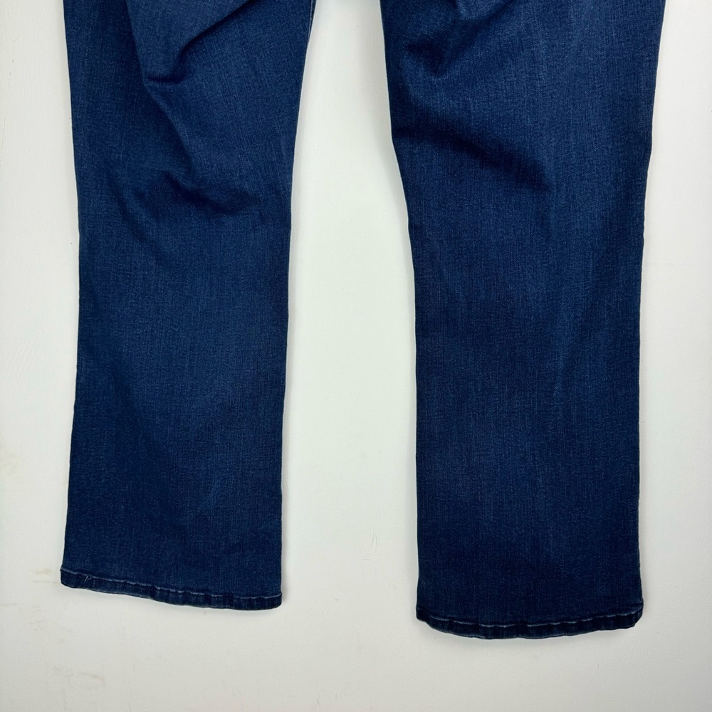 Democracy Ab Solution Slimming Bootcut Jeans Sz 16W Dark Wash Stretch - Picture 12 of 14